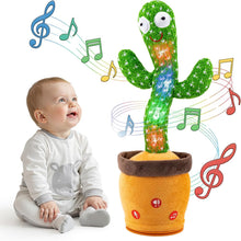 Load image into Gallery viewer, Ayeboovi Rechargeable Dancing Talking Cactus Toy for Baby Toddler,Singing Mimicking Recording Repeating with 120 Songs, Tummy time Toys for Girls Boys, Birthday or Chirstmas Gifts