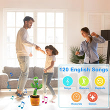 Load image into Gallery viewer, Ayeboovi Toddler Toys -Dancing Talking Cactus Repeats What You Say - Interactive Plush for Babies and Kids - Birthday Christmas New Year Gift for 2 3 4 5 6 Year Old Boys and Girls - Image 6