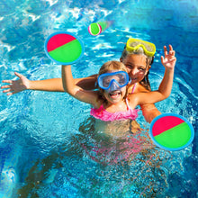 Load image into Gallery viewer, Ayeboovi Toss and Catch Ball Game Outdoor Beach Pool Kids Toys Outside Lawn Yard Games (2 Paddles 2 Balls) - Image 5