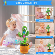 Load image into Gallery viewer, Ayeboovi Toddler Toys -Dancing Talking Cactus Repeats What You Say - Interactive Plush for Babies and Kids - Birthday Christmas New Year Gift for 2 3 4 5 6 Year Old Boys and Girls - Image 4