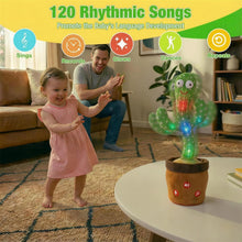 Load image into Gallery viewer, Ayeboovi Baby Toys Dancing Talking Cactus, Volume Adjustable Mimicking Recording Cactus Toy Repeats What You Say, Toddler Toys Singing Cactus with 120 Songs, Tummy Time Toys for Kids Boys Girls - Image 2