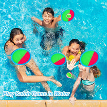 Load image into Gallery viewer, Ayeboovi Toss and Catch Ball Game Outdoor Toys for Kids Yard Games Beach Toys Outside Games (4 Paddles 4 Balls) - Image 5