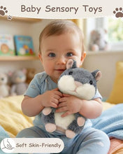 Load image into Gallery viewer, Ayeboovi Kids Toys Talking Hamster Repeats What You Say, Interactive Plush Toy for 2-5 Year Old Boys Girls - Gray - Image 6

