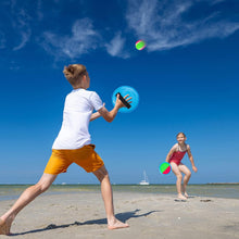 Load image into Gallery viewer, Ayeboovi Toss and Catch Ball Game Outdoor Toys for Kids Yard Games Beach Toys Outside Games (4 Paddles 4 Balls) - Image 4
