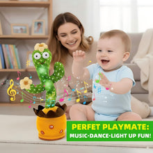 Load image into Gallery viewer, Ayeboovi Dancing Talking Cactus Baby Toy, Mimicking Recording Toy Repeats What You Say (Volume Adjustable Flowering Cactus) - Image 3
