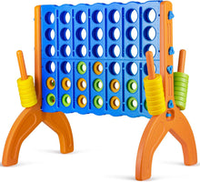 Load image into Gallery viewer, Ayeboovi Giant 4-in-A-Row, Jumbo 4-to-Score Yard Game for Kids and Adults Indoor Outdoor Party Family Connect Games Set with Quick Release Slider &amp; Carrying Bag
