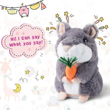 Load image into Gallery viewer, Ayeboovi Toddler Toys Talking Hamster Repeats What You Say in 2 Versions Baby Toys Gifts for Kids Fun Toys Retro Toys Plush Talking Toy for 3 4 5 Years Old Boys Girls - Image 5
