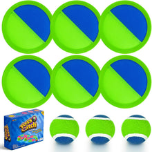 Load image into Gallery viewer, Ayeboovi Toss and Catch Ball Game Outdoor Beach Pool Toys for Kids Games 6 Paddle 3 Balls Pool Beach Lawn Yard Games 3 4 5 6 7 8+ Year Old Toddler Boys Girls Birthday Gift Stocking Stuffers
