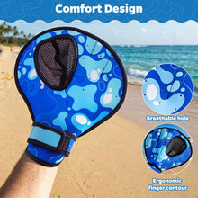 Load image into Gallery viewer, Ayeboovi Water Baseball Gloves Bouncing Ball Set for Beach Toys Pool Games,2 Baseball Style Glove for Catch Skipping Ball, Birthday Gift for Boy Girl Kid Age 8-12 &amp; Adult Teen, Blue - Image 6
