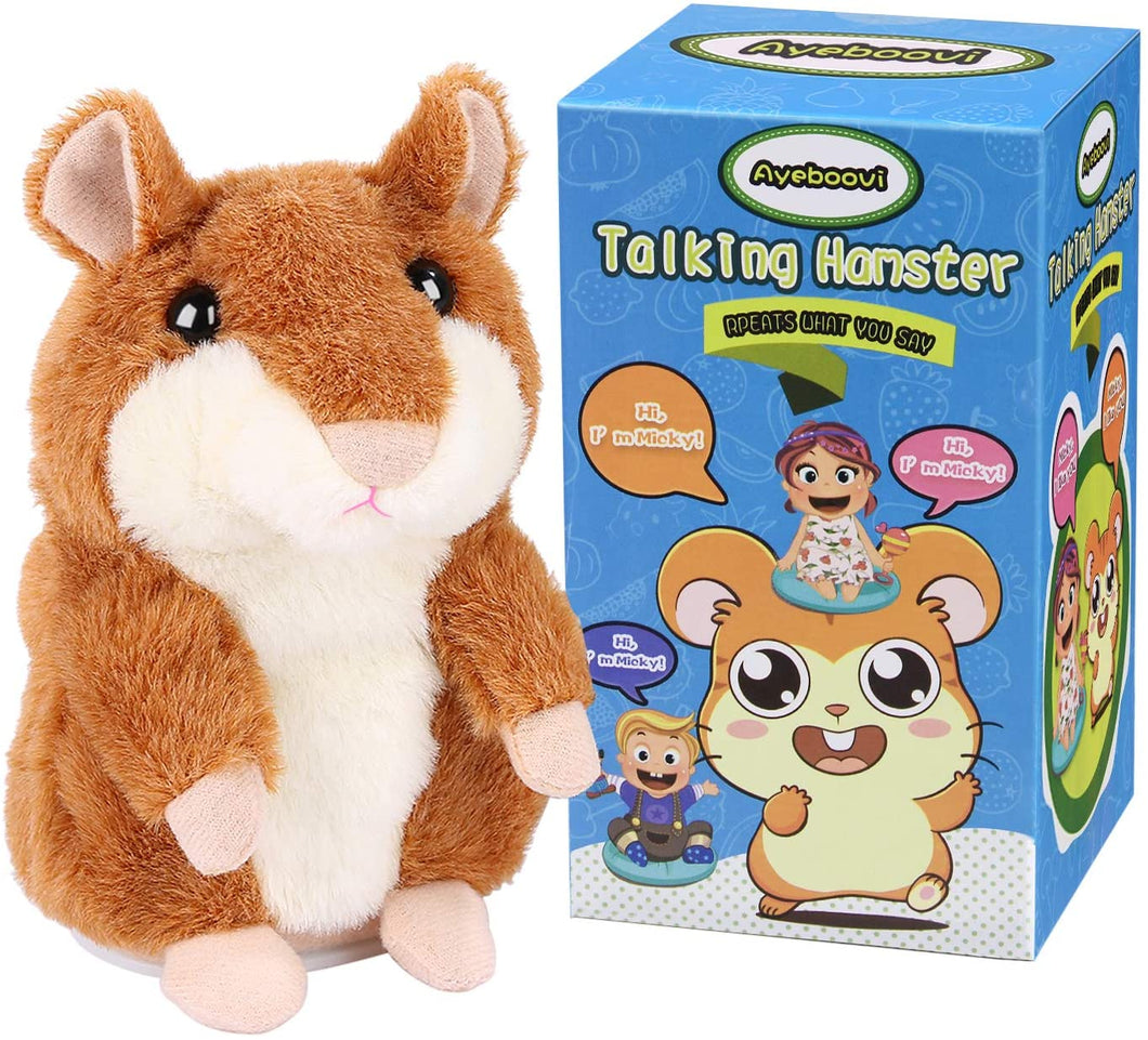 Ayeboovi Toddler Toys Talking Hamster Repeats What You Say